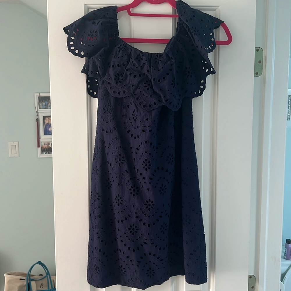 Cynthia Rowley lace off the shoulder mini